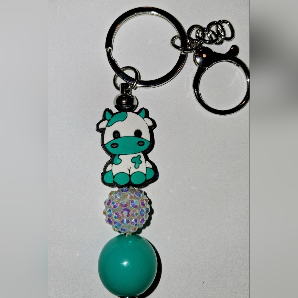 🩵 TURQUIOSE COW - BAG CLIP